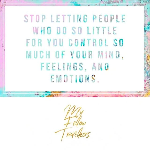 Exactly that. 🔝
.
- If they don't better your life - if they're the random person on social media who makes a rude comment that doesn't know you, and isn't trying to *actually* be helpful
- if you feel like all they do is take from you and you don't
