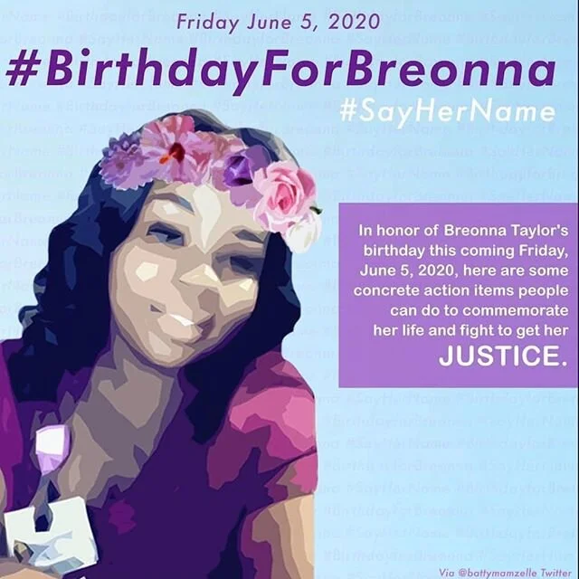 #sayhername She would have been 27 today. #breonnataylor #birthdayforbreonna
.
Credit: @battymamzelle 
Art: @gauchos4transparency
--
Take less than 1 minute and make a difference: sign the petition. Link in bio🔝