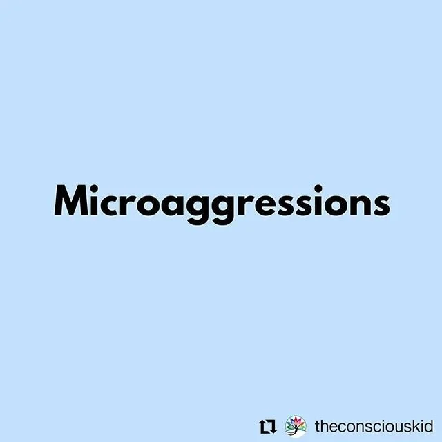 If you didn't know the term for these, now you do.

#Repost @theconsciouskid 🙏
&bull; &bull; &bull; &bull; &bull; &bull;
&quot;Reminder that the 'micro' prefix in 'microaggression' isn't a measurement of the size of the slight. It means it happens a