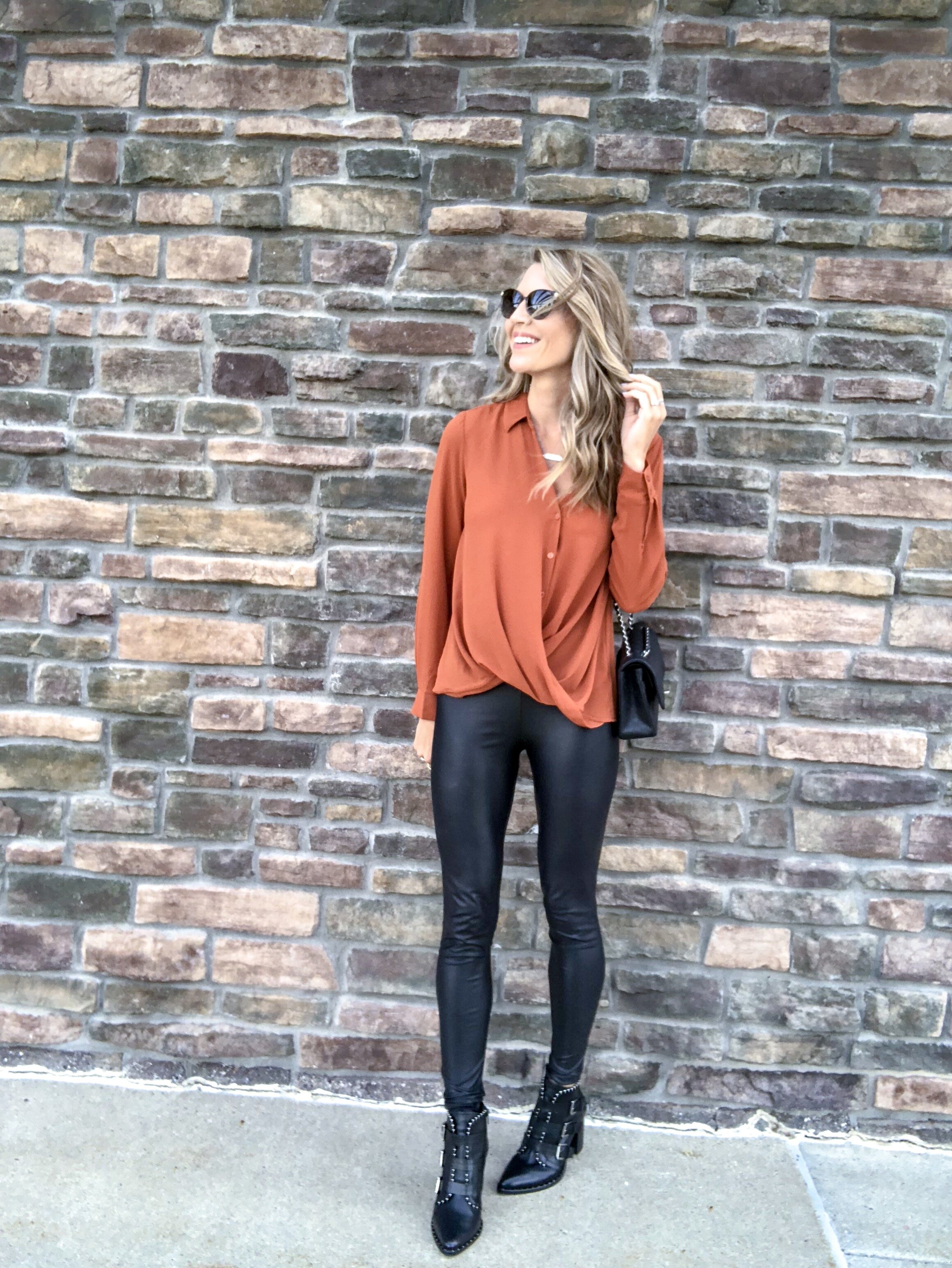 8 Easy ways to wear leather leggings — Fashion Blogger