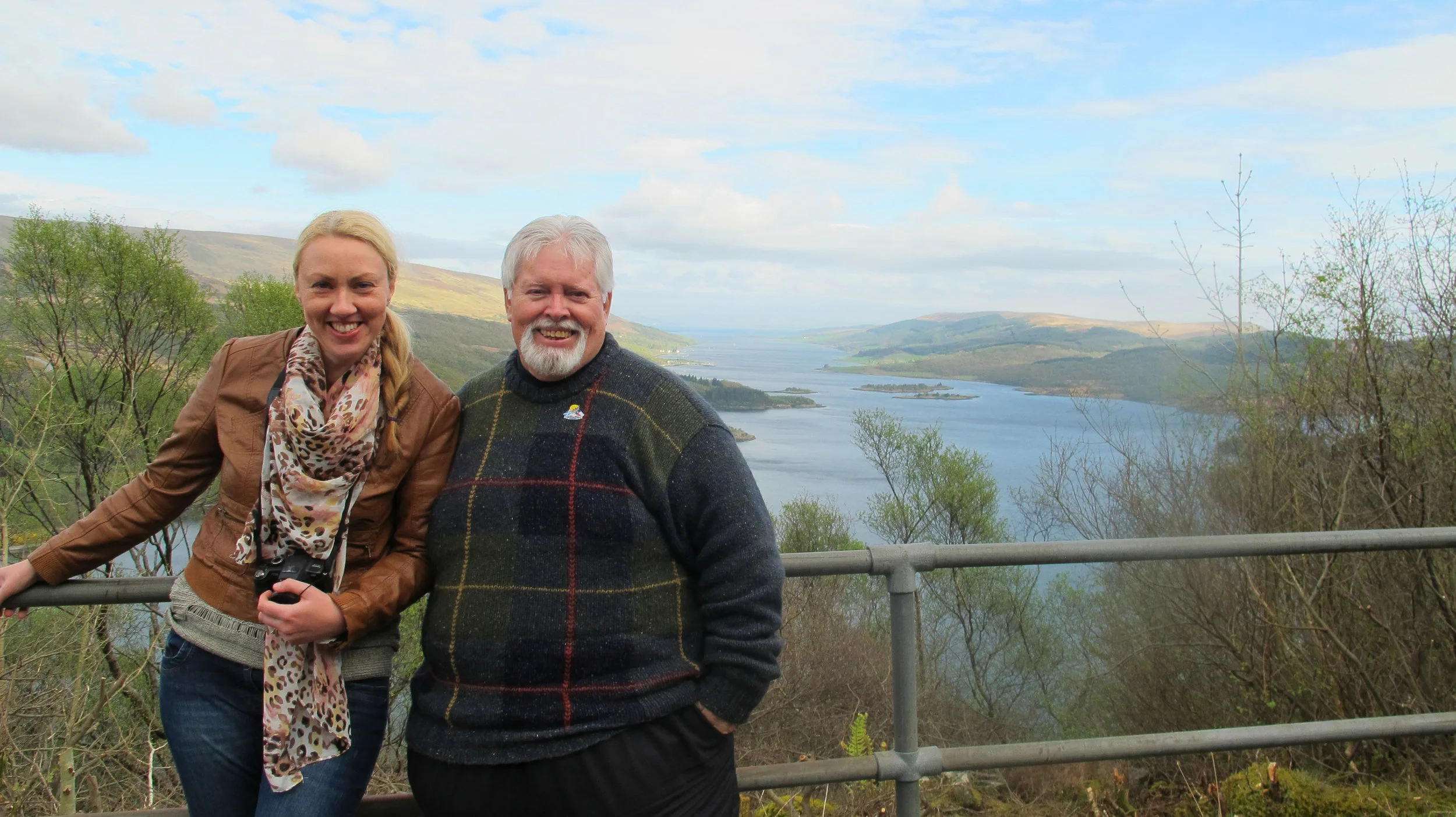 Susanne Arbuckle spent her day off showing me around her home, the Isle of Bute. When I first arrived in Scotland, she greeted me with a tweet I'll never forget... "Tonight there's a new Glen in Scoland."