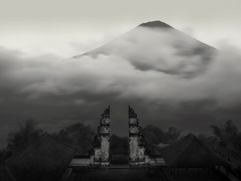 Temple View, Mt. Agung, Bali, - 2010 