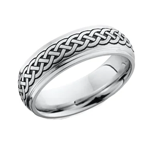 Celtic Knot Cobalt Chrome Wedding Ring