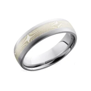 Mokume Cobalt Chrome Wedding Ring