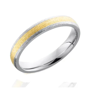 Cobalt Chrome with 14K Yellow Gold Inlay