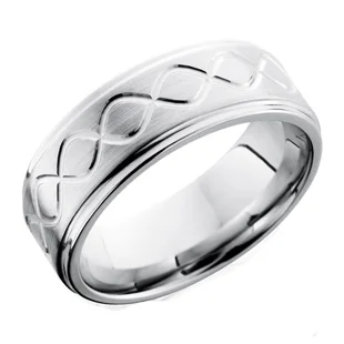 Celtic Infinity Knot Wedding Ring in Cobalt Chrome