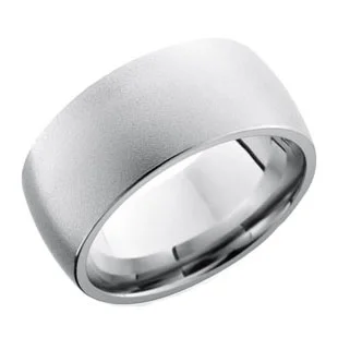 Wide Cobalt Chrome Wedding Ring