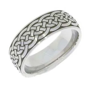 Celtic Knot Wedding Ring in Cobalt Chrome