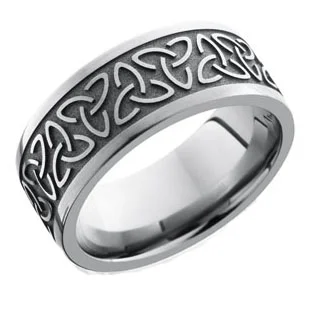 Titanium Trinity Knot Wedding Ring