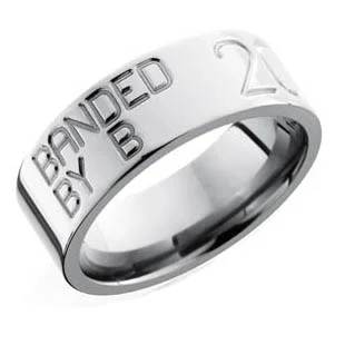 Titanium Duckband Wedding Ring