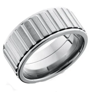 Titanium Gear Spinner Wedding Ring