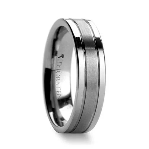Thorsten Chronos Tungsten Wedding Ring 6 mm