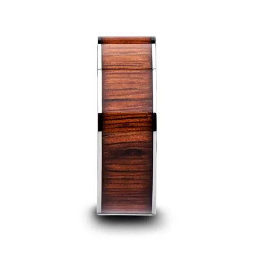 Kalani Flat Tungsten Wedding Ring