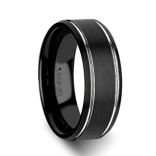 Thorsten Nocturne Tungsten Wedding Ring