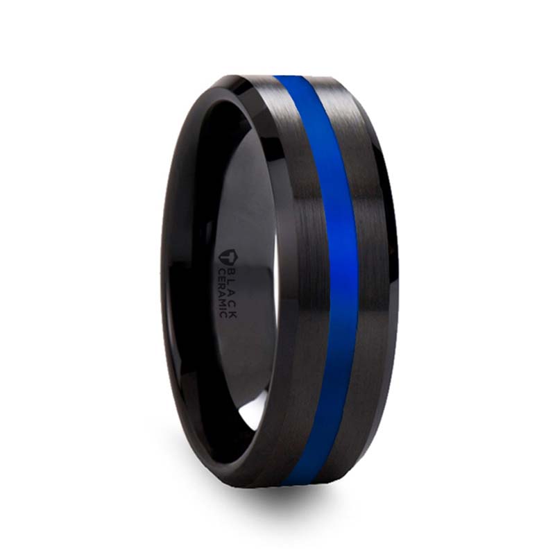 Thorsten DECLAN Black Ceramic Wedding Ring