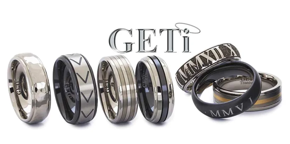 GETi Titanium Wedding Bands
