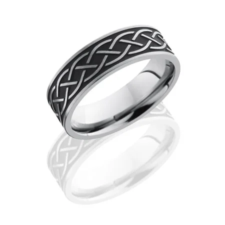 Celtic Knot Titanium Wedding Ring