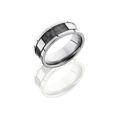 Titanium and Carbon Fiber Wedding Ring