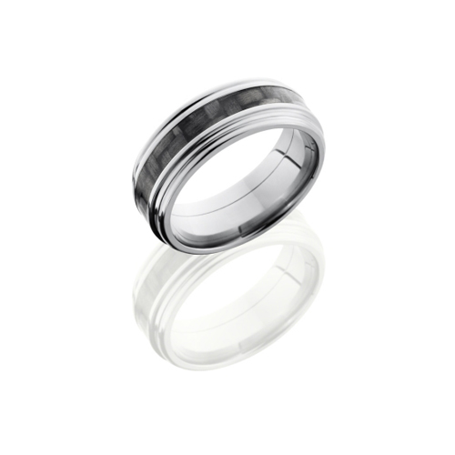 Titanium and Carbon Fiber Wedding Ring