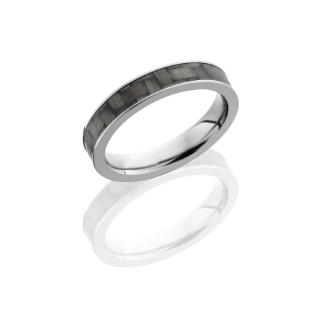 Titanium and Carbon Fiber Wedding Ring