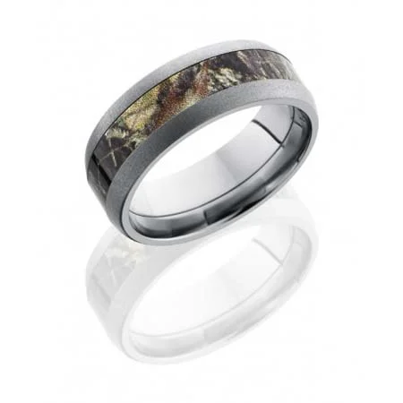 Camo Titanium Wedding Ring