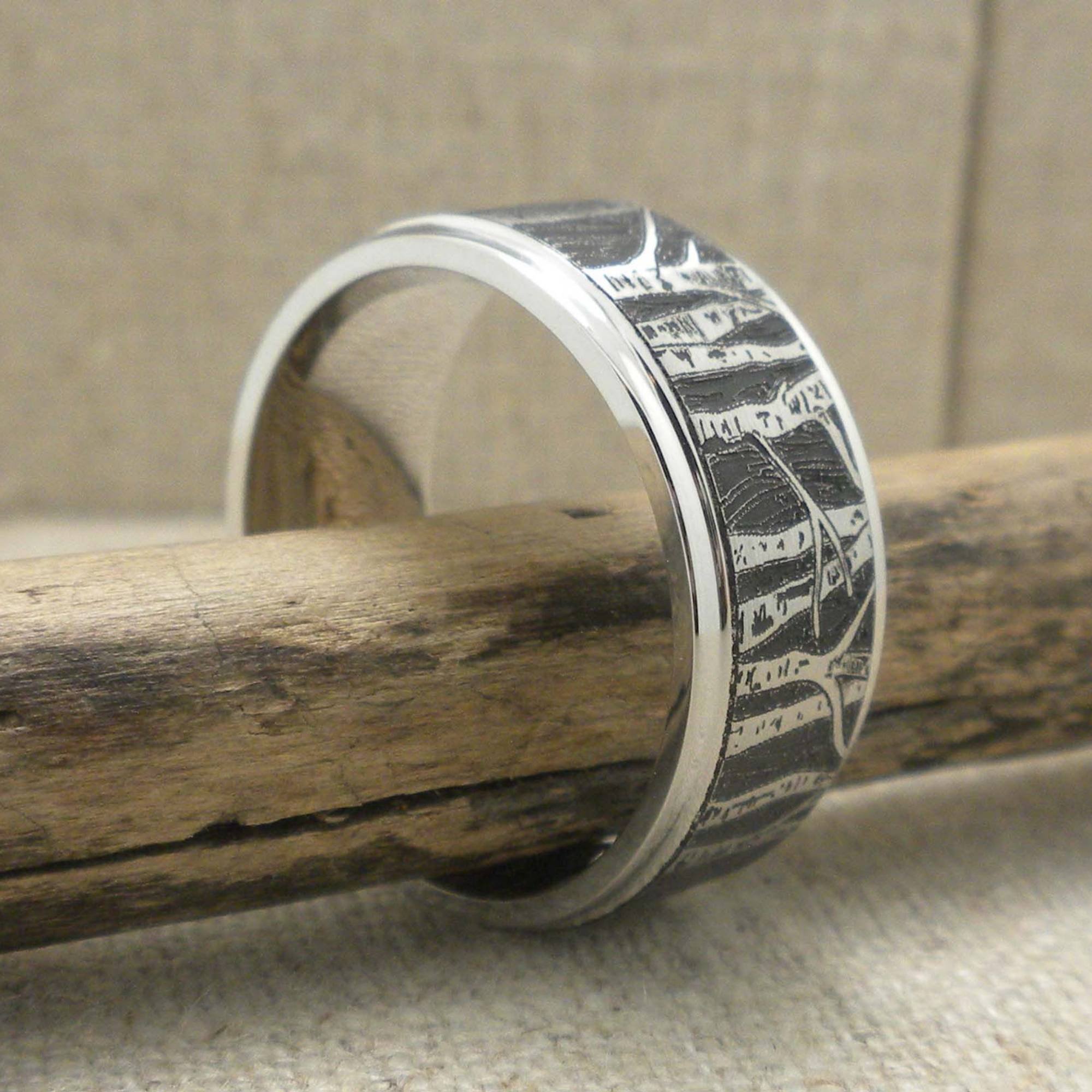 Aspen Tree Wedding Ring