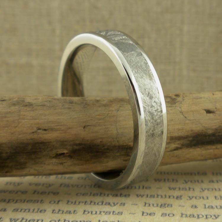 Meteorite Wedding Ring