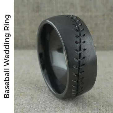 Baseball Wedding Rings