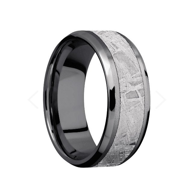 Tantalum and Meteorite Wedding Ring