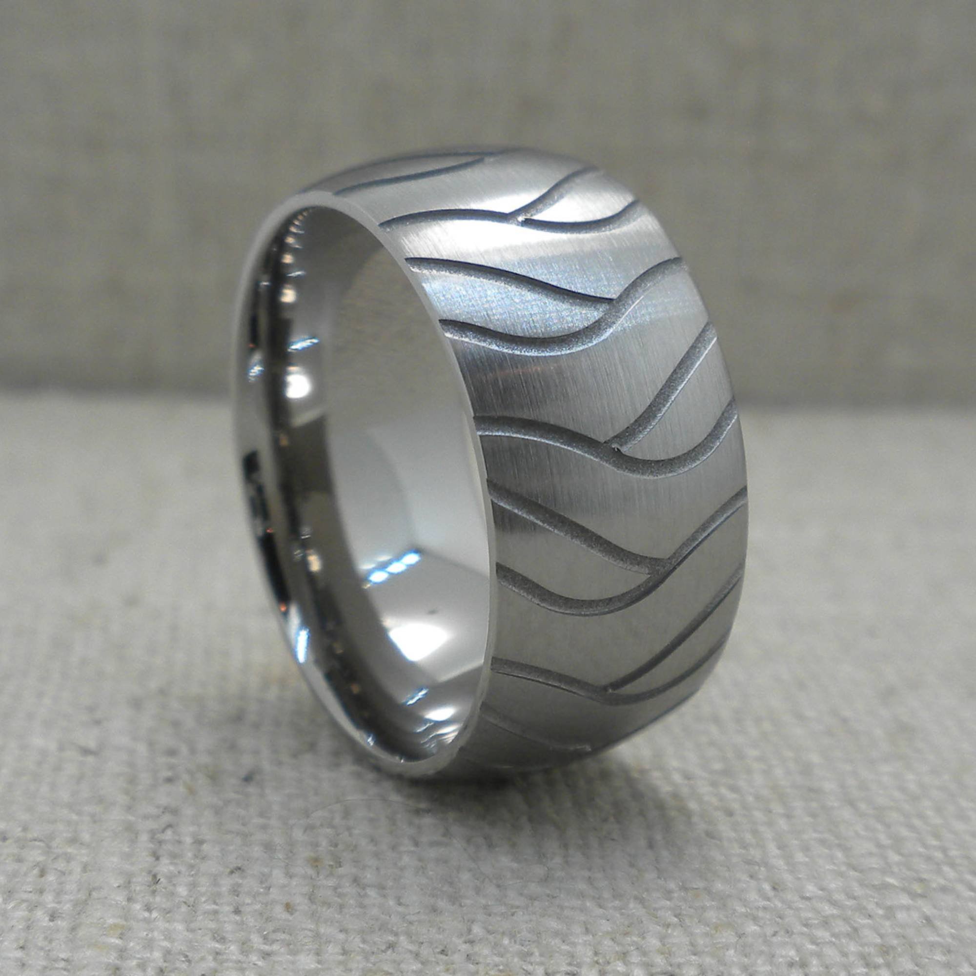 Supercycle Tire Wedding Ring