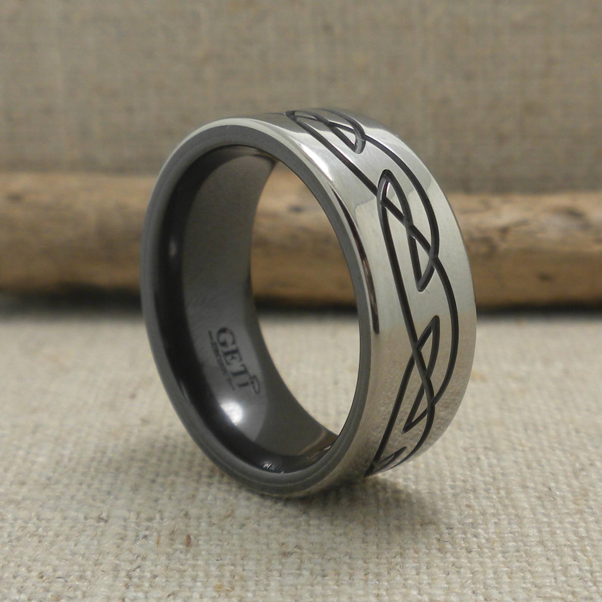 Zirconium Wedding Ring