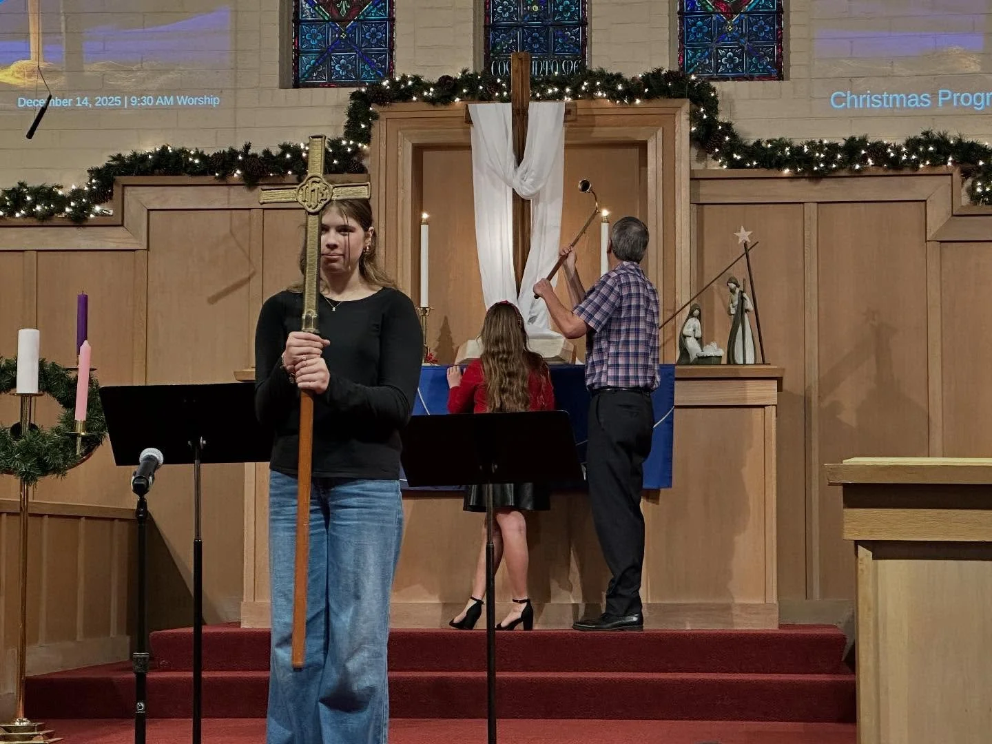 Jesus is the Light of the World! Power can go out but that didn&rsquo;t stop our children and youth from sharing that truth! In the darkness Jesus always shines bringing Hope, Peace and Joy!