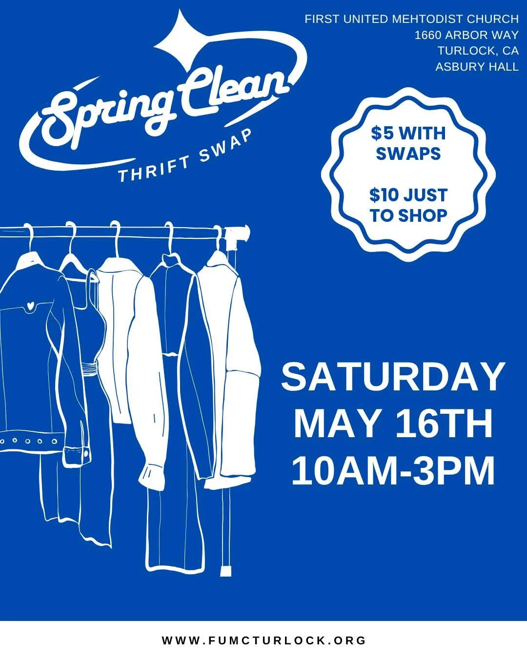 Today is the day! Join us for a fun and sustainable way to refresh your wardrobe while supporting a great cause. Bring gently used clothing, shoes, and accessories to swap, and discover new-to-you pieces&mdash;all while helping raise funds for the Im