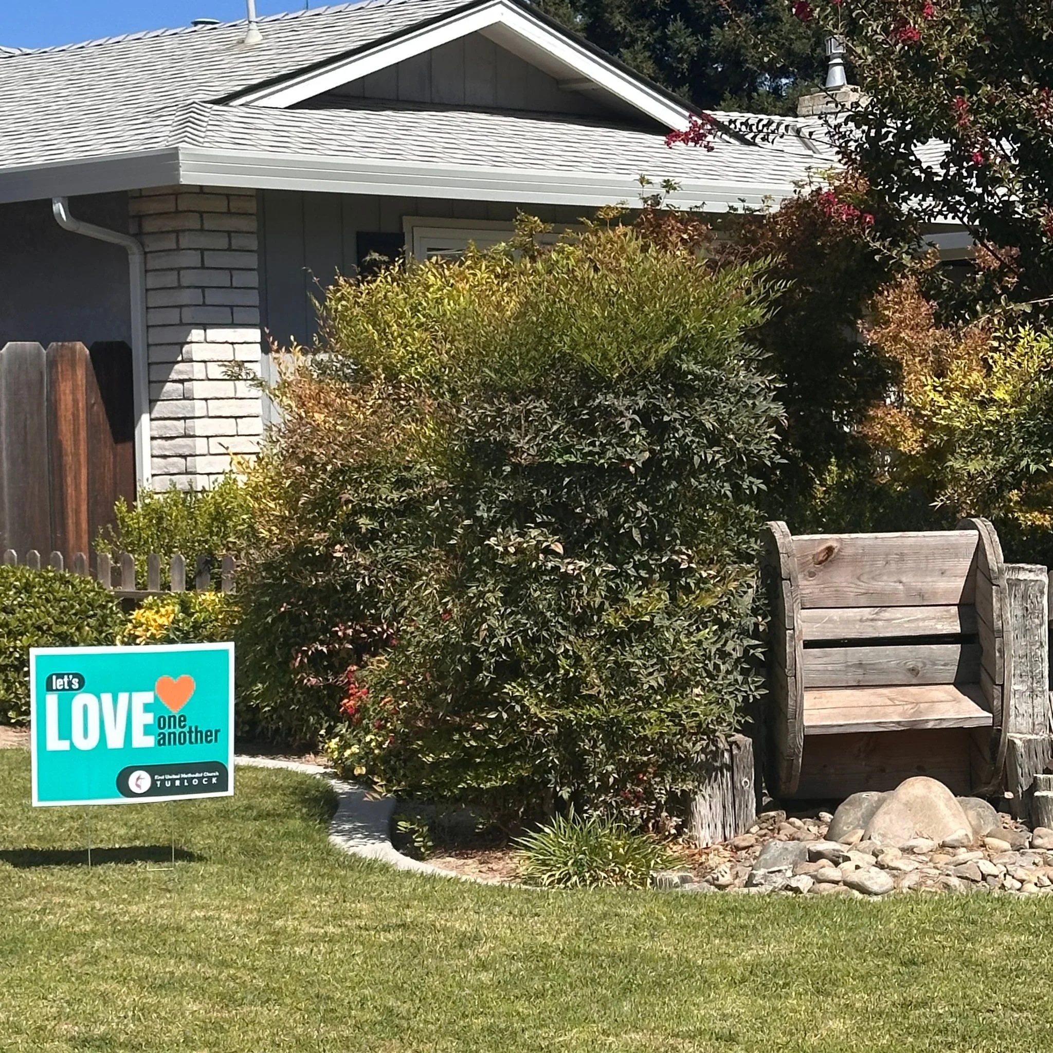 We are seeing more and more signs through out the city! Join the movement! #loveoneanother