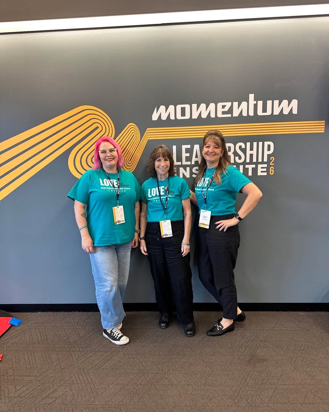 Some of our staff team are gaining Momentum at this year&rsquo;s Leadership Institute. #sharechurch #umc #beumc #loveoneanother