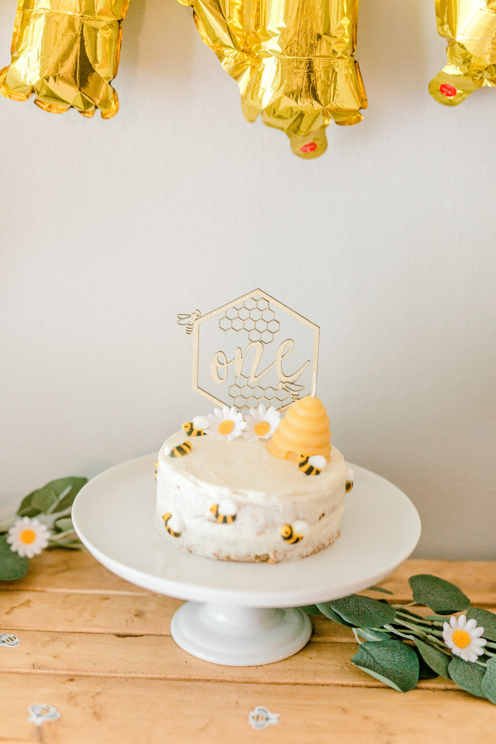 Bee Birthday Cake