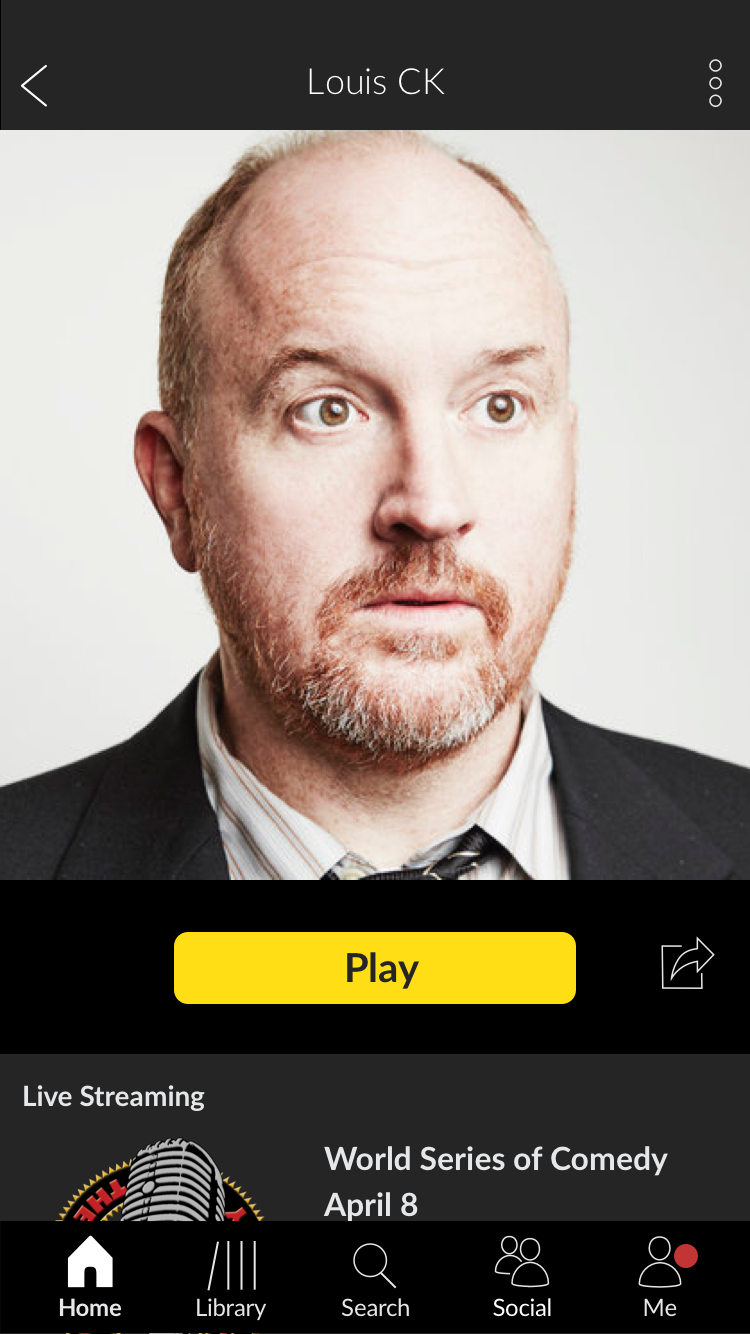 Comedian Pages