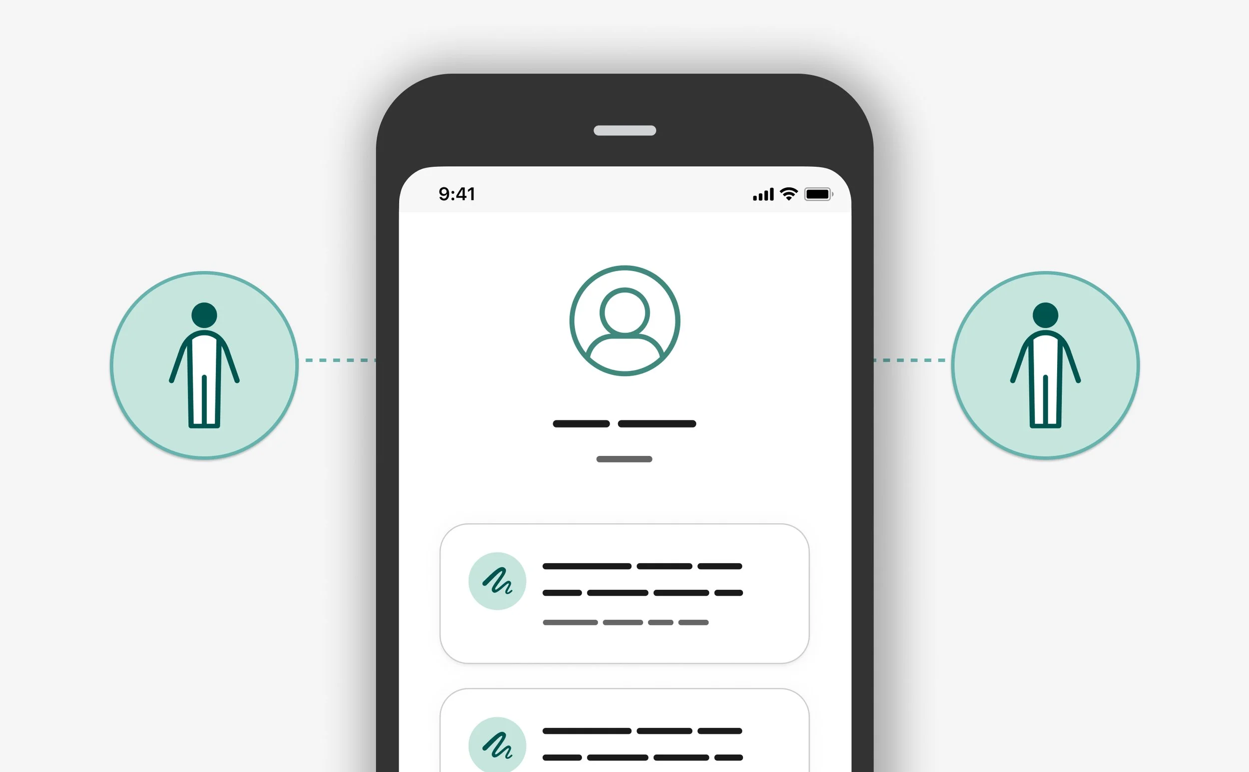 Multi-parent profile access and care management 