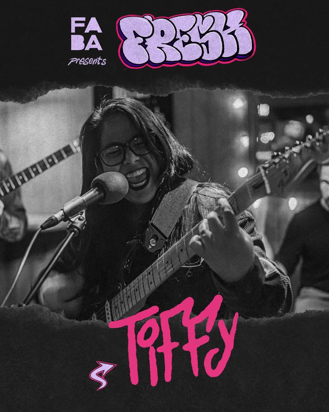 TIFFY is the Boston based fuzz tinged dream rock project led by multi-instrumentalist, Asian-American artist Tiffany Sammy. Heavily influenced by bedroom pop and punk rock, her hook-loaded confessional songwriting takes on a dusky, kaleidoscopic musi