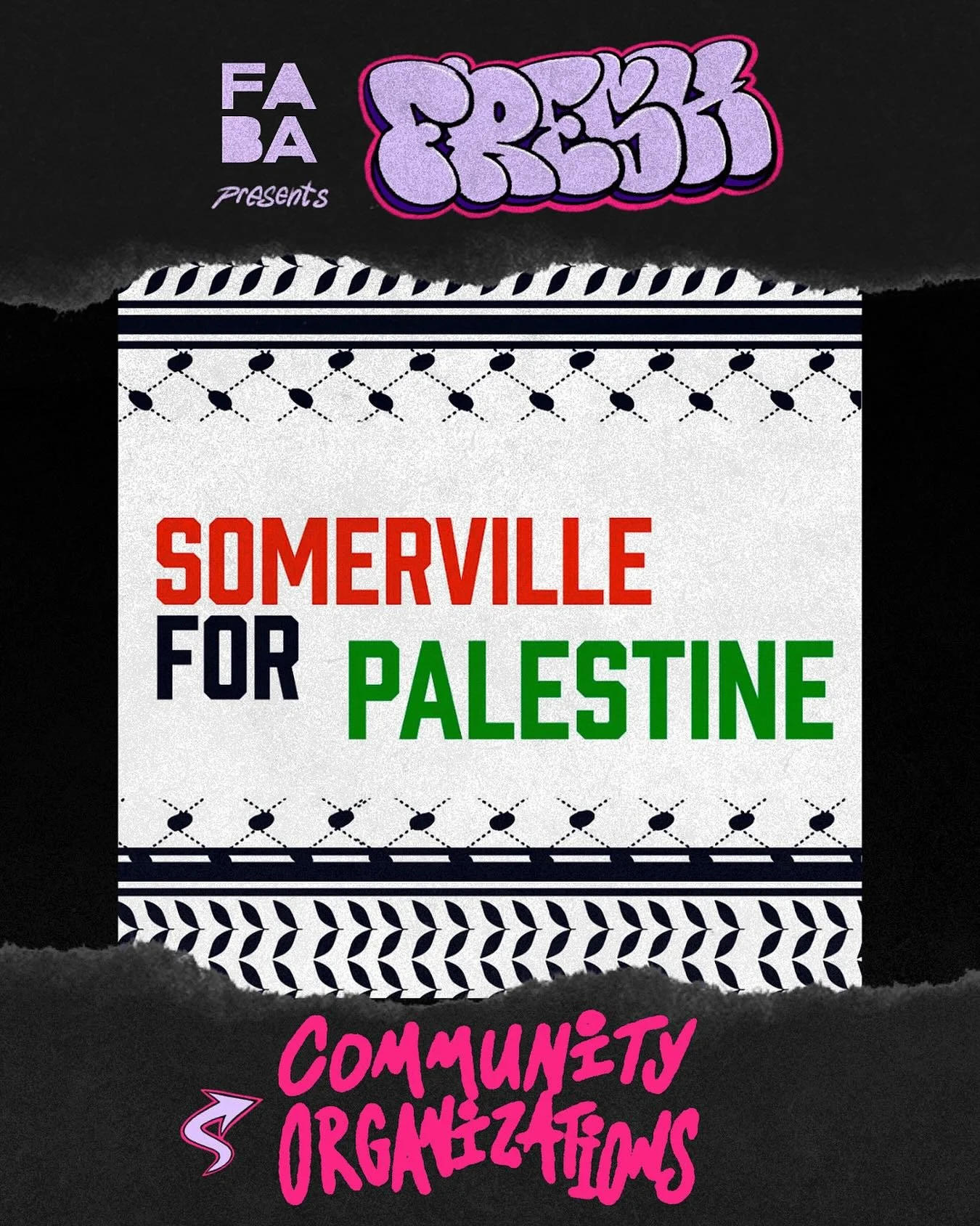 🍉 Come get involved with local community organizations working for a #FreePalestine at #FABAFresh

🇵🇸 @somervilleforpalestine is an inclusive local, community-led group who formed in response to Israel&rsquo;s U.S.-funded genocide against the Pale