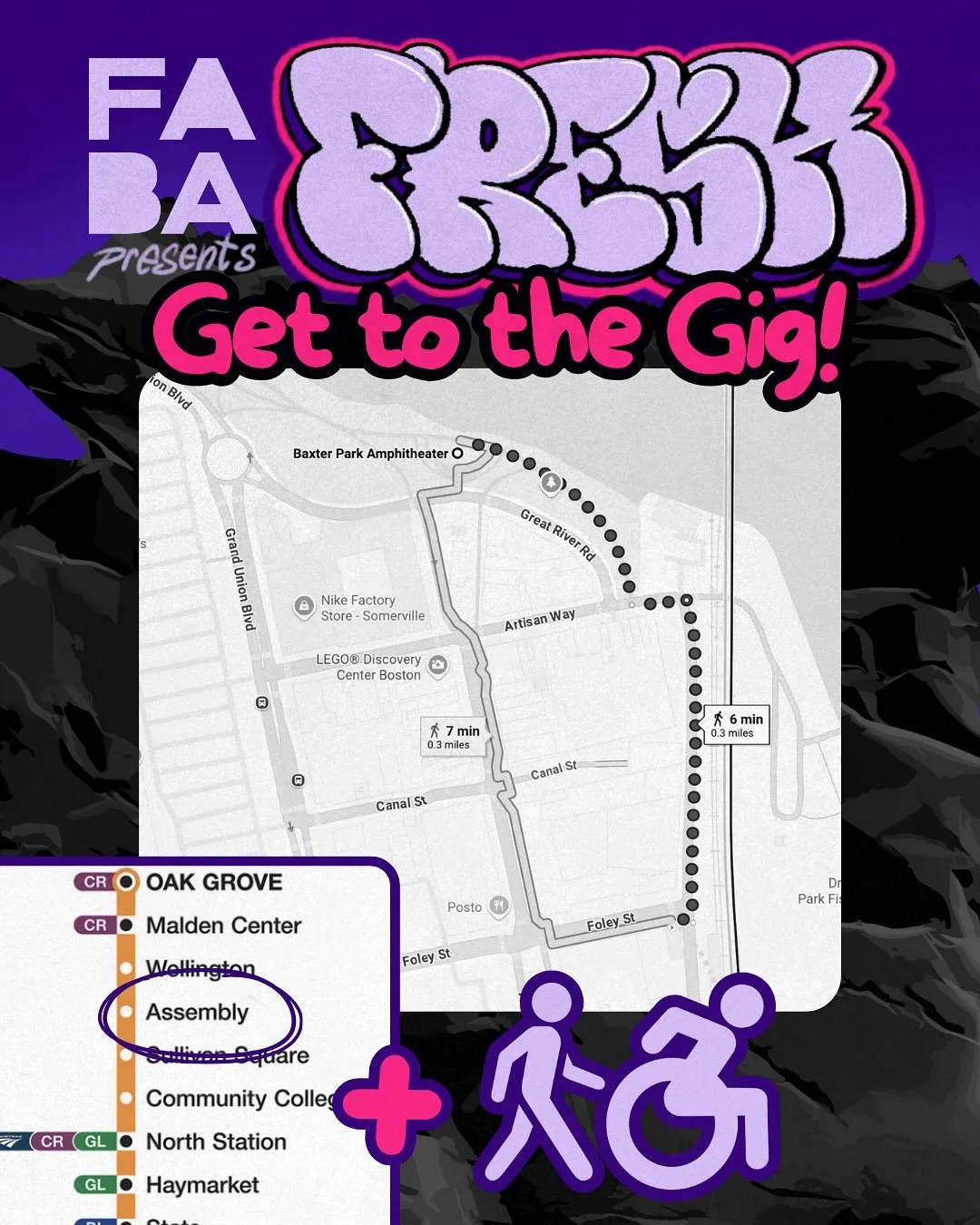 ☀️ We can&rsquo;t wait to see you at #FABAFresh TOMORROW!

🚲 Get to the gig by bike, the T, or take advantage of the free Sunday street parking at Assembly Row!

🍉 ABOUT #FABAFresh: A free event featuring a curated lineup of emerging local talent a