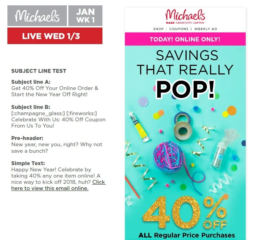 New Year, New You Email