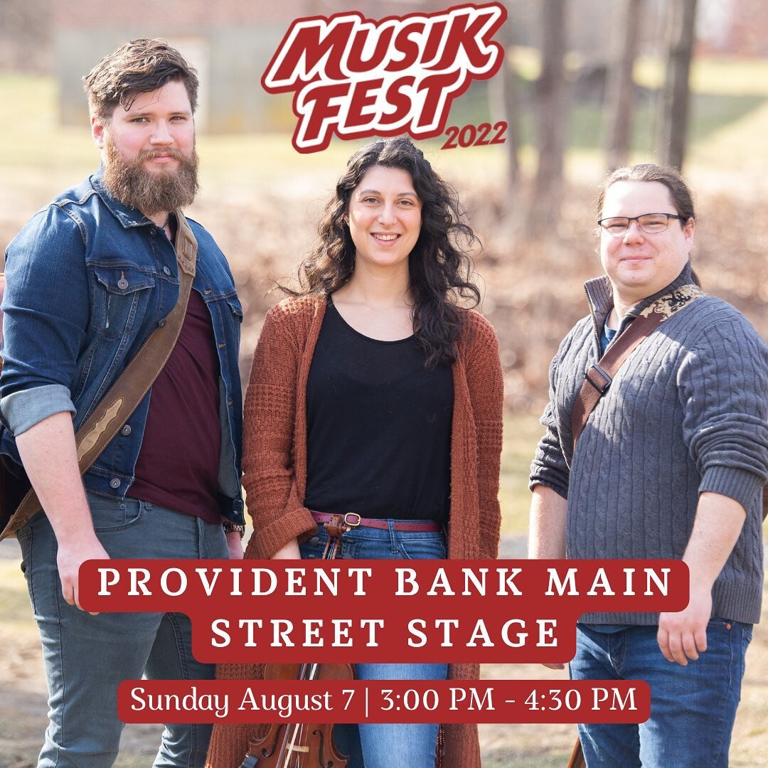 Catch us in ONE WEEK when we return to the Provident Bank Main Street Stage at Musikfest! 🎶 🍺 🌽 🎉 

#musikfest #celticmusic #bethlehempa