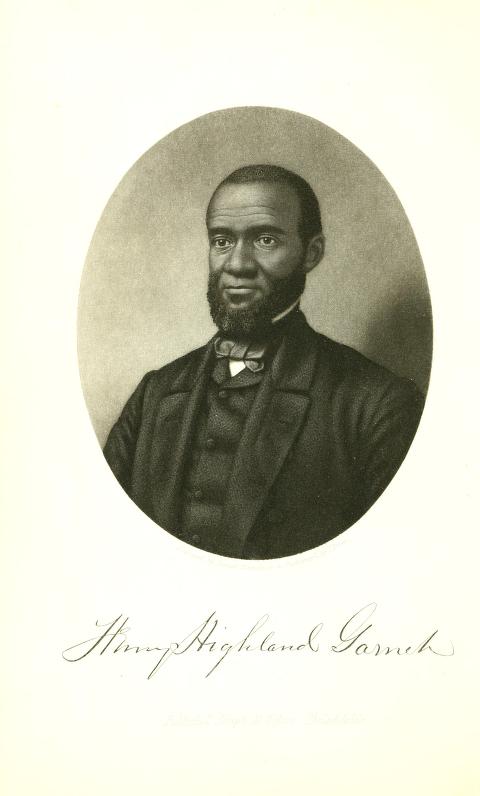 Henry Highland Garnet is buried at Palm Grove Cemetery, Monrovia, Liberia.