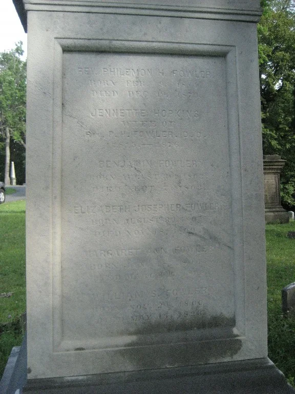 Fowler, Philemon Halsted gravestone photo.jpg