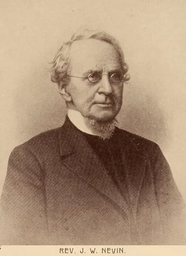 John Williamson Nevin is buried at Woodward Hill Cemetery, Lancaster, Pennsylvania.