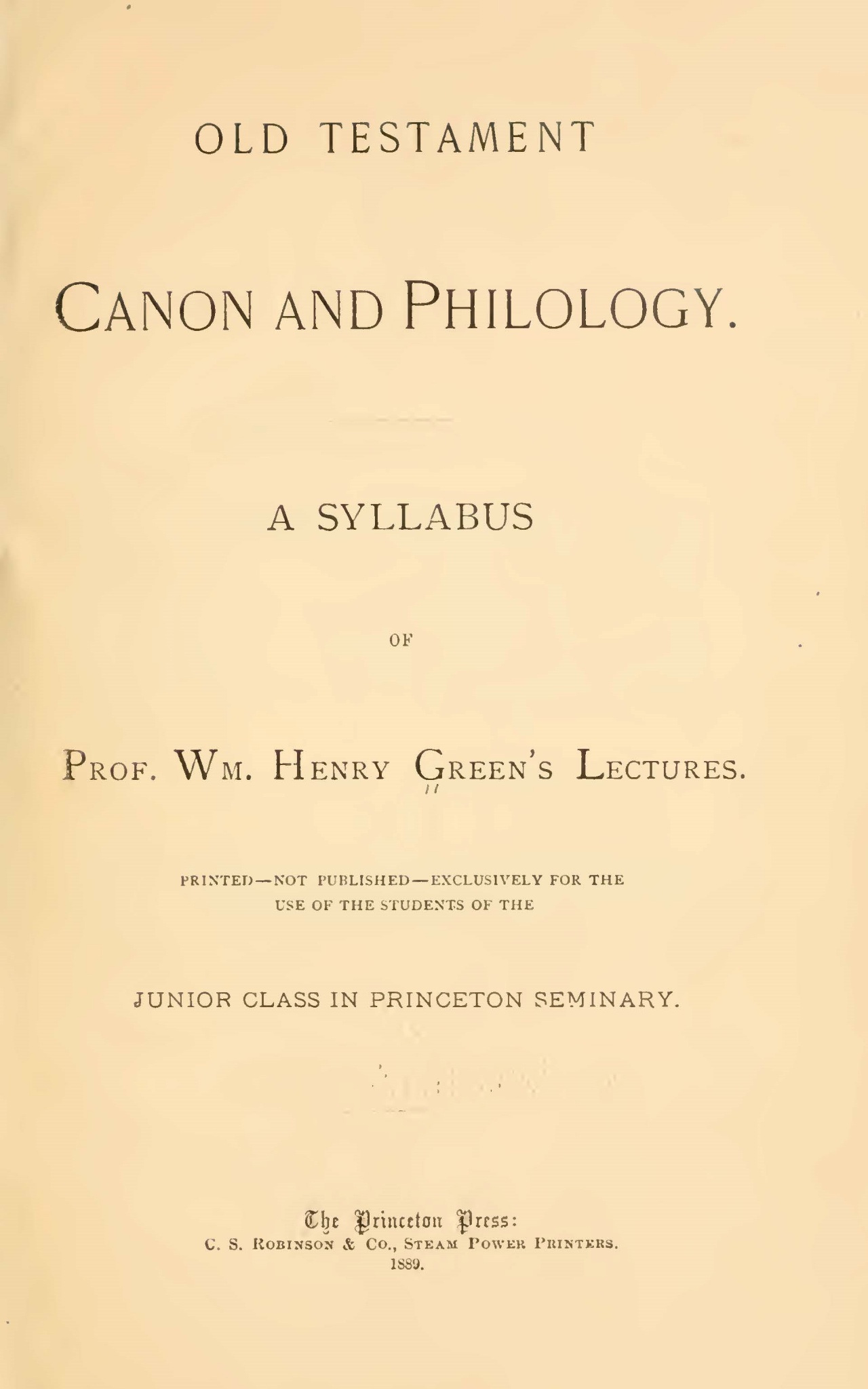 Green, William Henry, Old Testament Canon and Philology Title Page.jpg