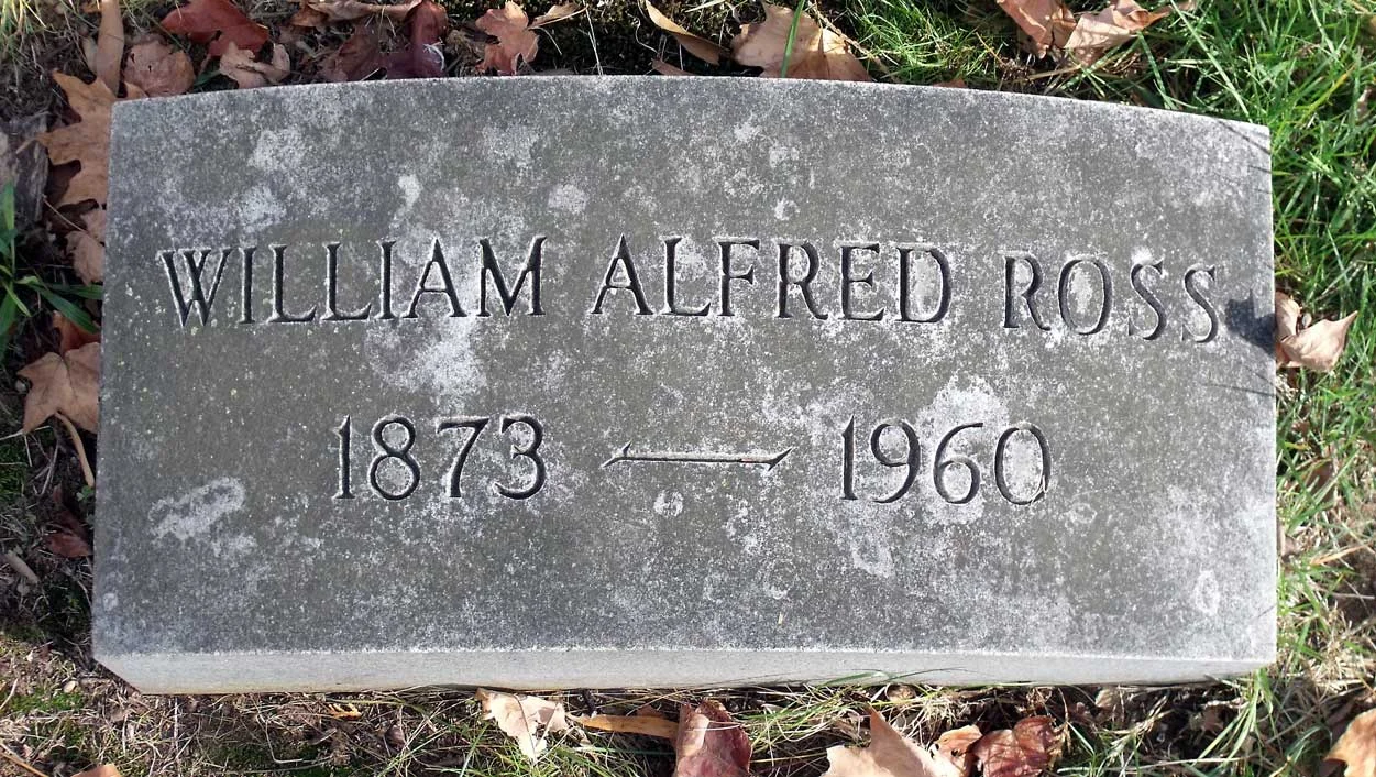 Ross, William Alfred gravestone photo.jpg