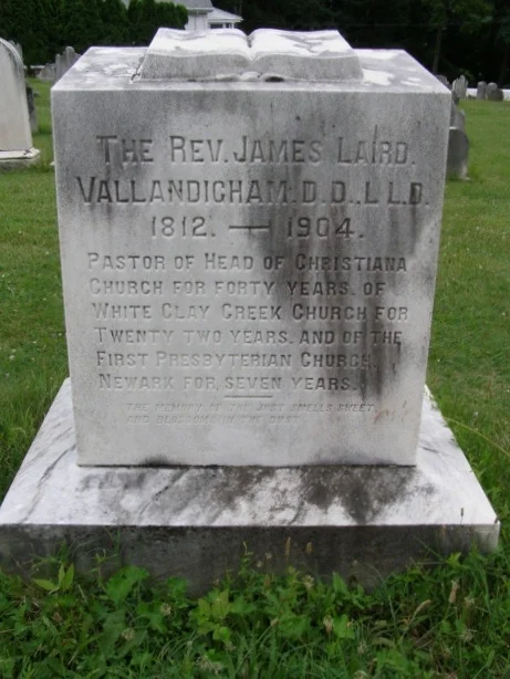 Vallandigham, James Laird gravestone photo.jpg