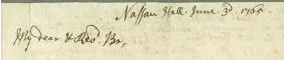 Source: Dartmouth College. See letter w/transcript here: https://collections.dartmouth.edu/occom/html/diplomatic/765353-diplomatic.html